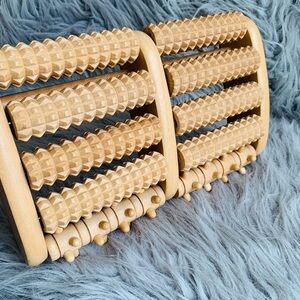 Wooden Foot Massager for Plantar Fasciitis Relief Neuropathy and Deep Tissue